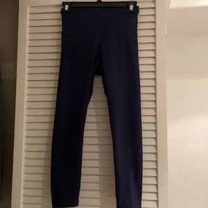 Navy workout legging